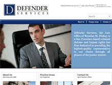 Tablet Screenshot of defender-services.com